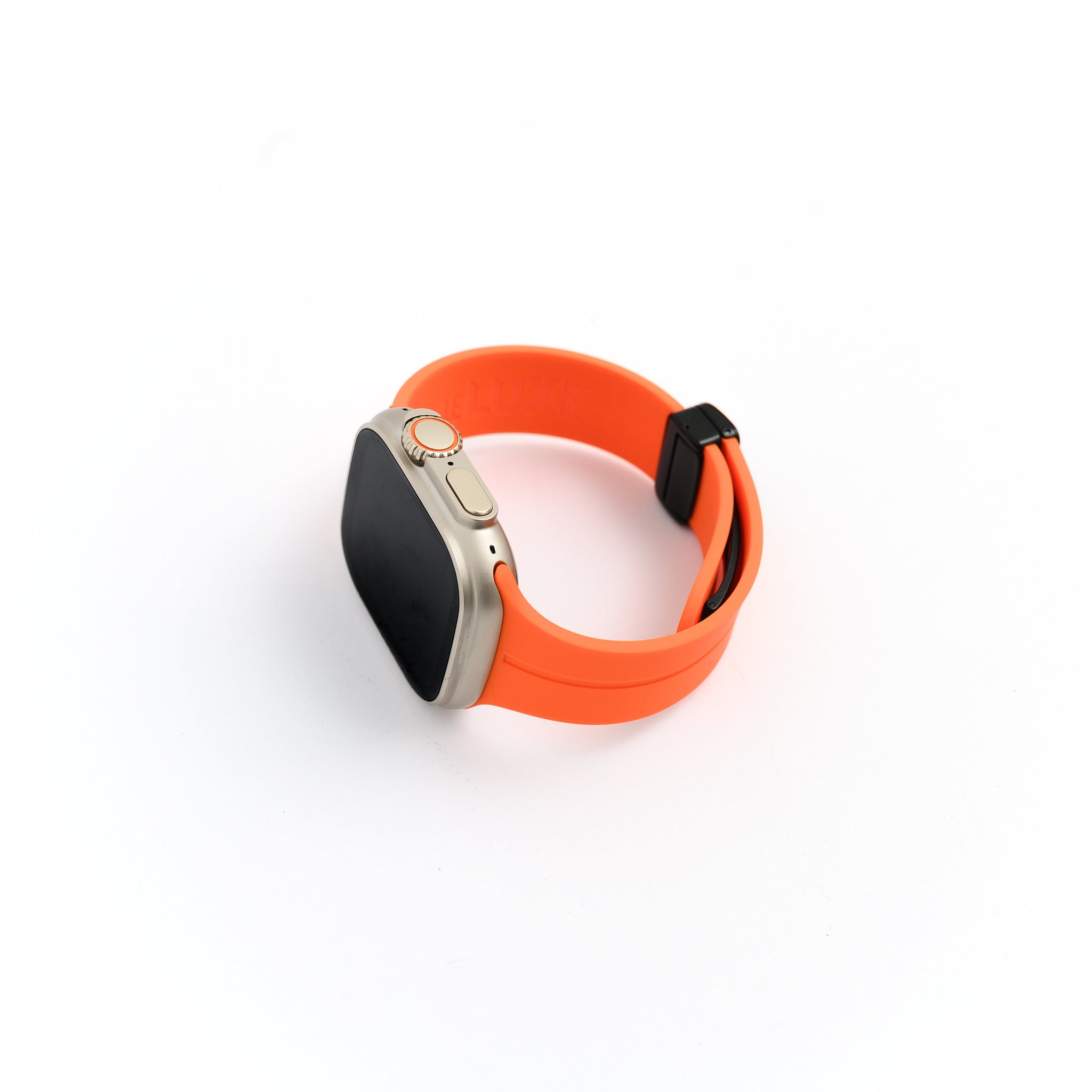 Orange Deployment Apple Watch Strap