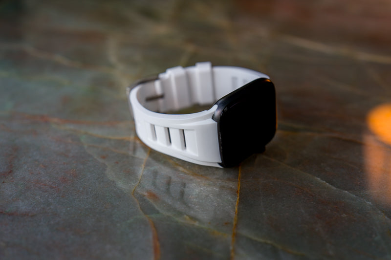 White AeroTech Apple Watch Band