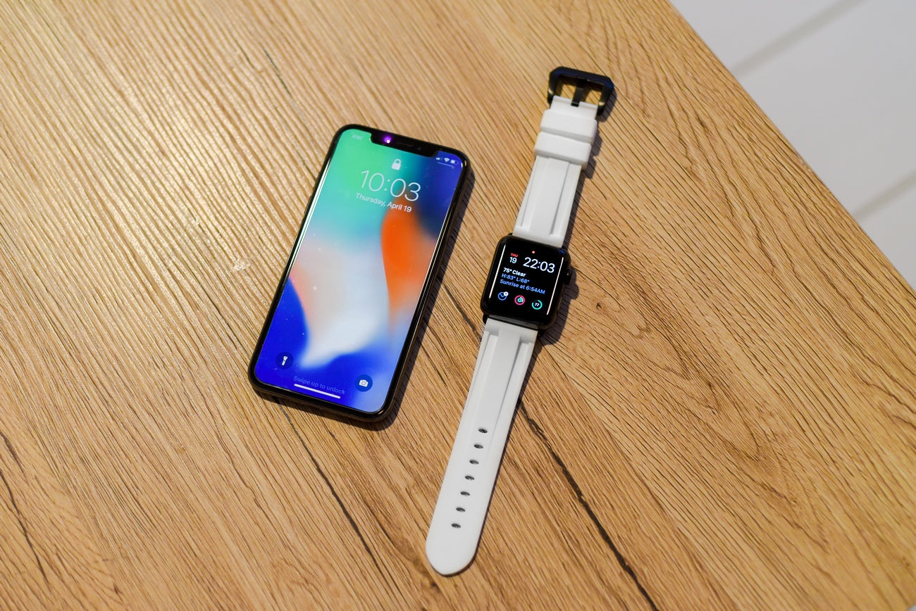 White Rubber Apple Watch Strap - Apple Watch Strap - Le Luxe Straps