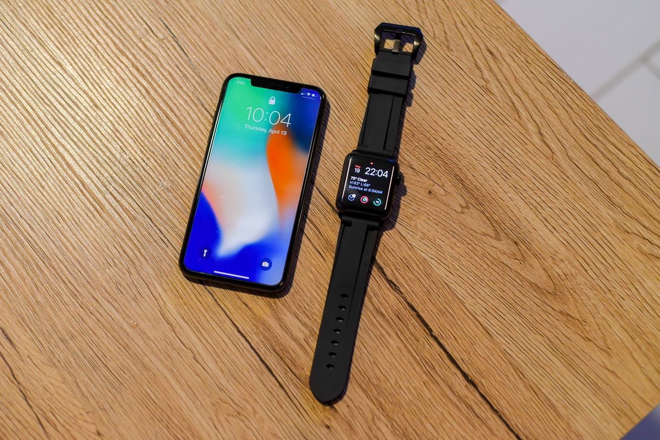 Black Rubber Apple Watch Strap - Apple Watch Strap - Le Luxe Straps