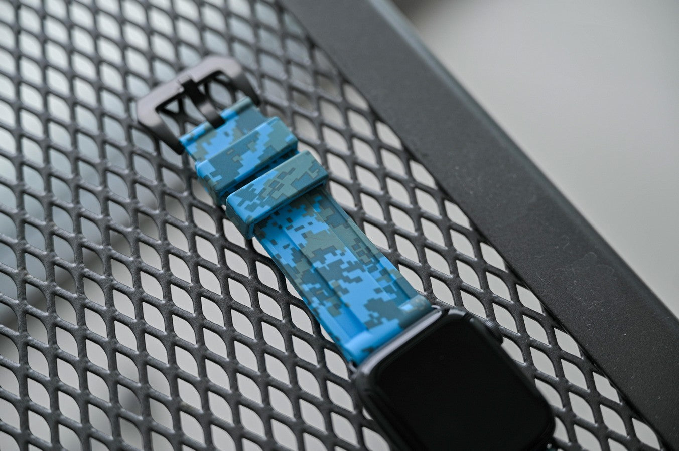 Miami Blue Digital Camo Apple Watch Strap - Apple Watch Strap - Le Luxe Straps