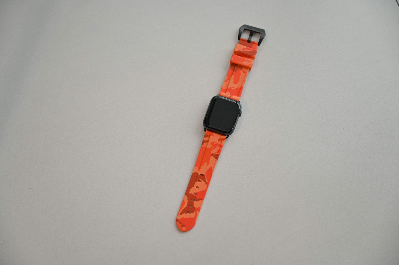 Sunset Orange Camo Apple Watch Strap - Apple Watch Strap - Le Luxe Straps