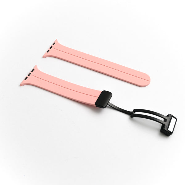 Pink Deployment Apple Watch Strap