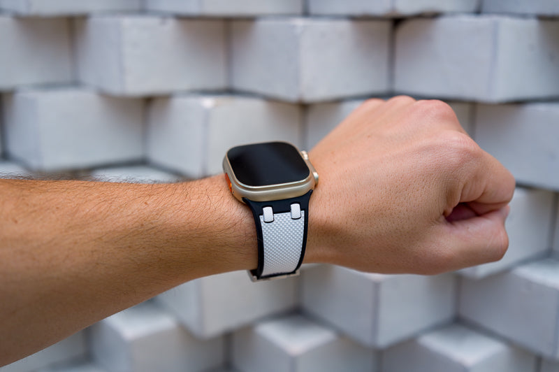White Royal Sport Apple Watch Band