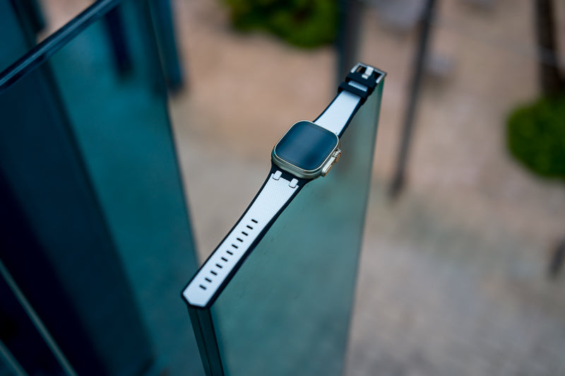 White Royal Sport Apple Watch Band
