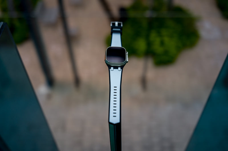 White Royal Sport Apple Watch Band