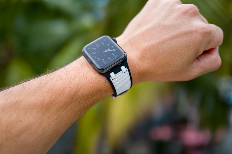 White Royal Sport Apple Watch Band