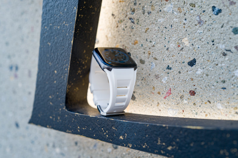 White AeroTech Apple Watch Band
