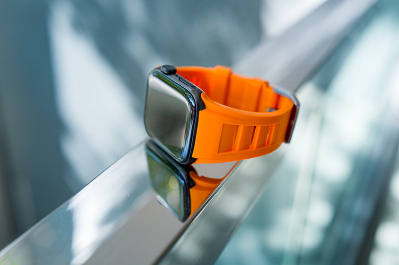 Orange AeroTech Apple Watch Band