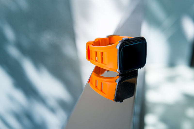 Orange AeroTech Apple Watch Band