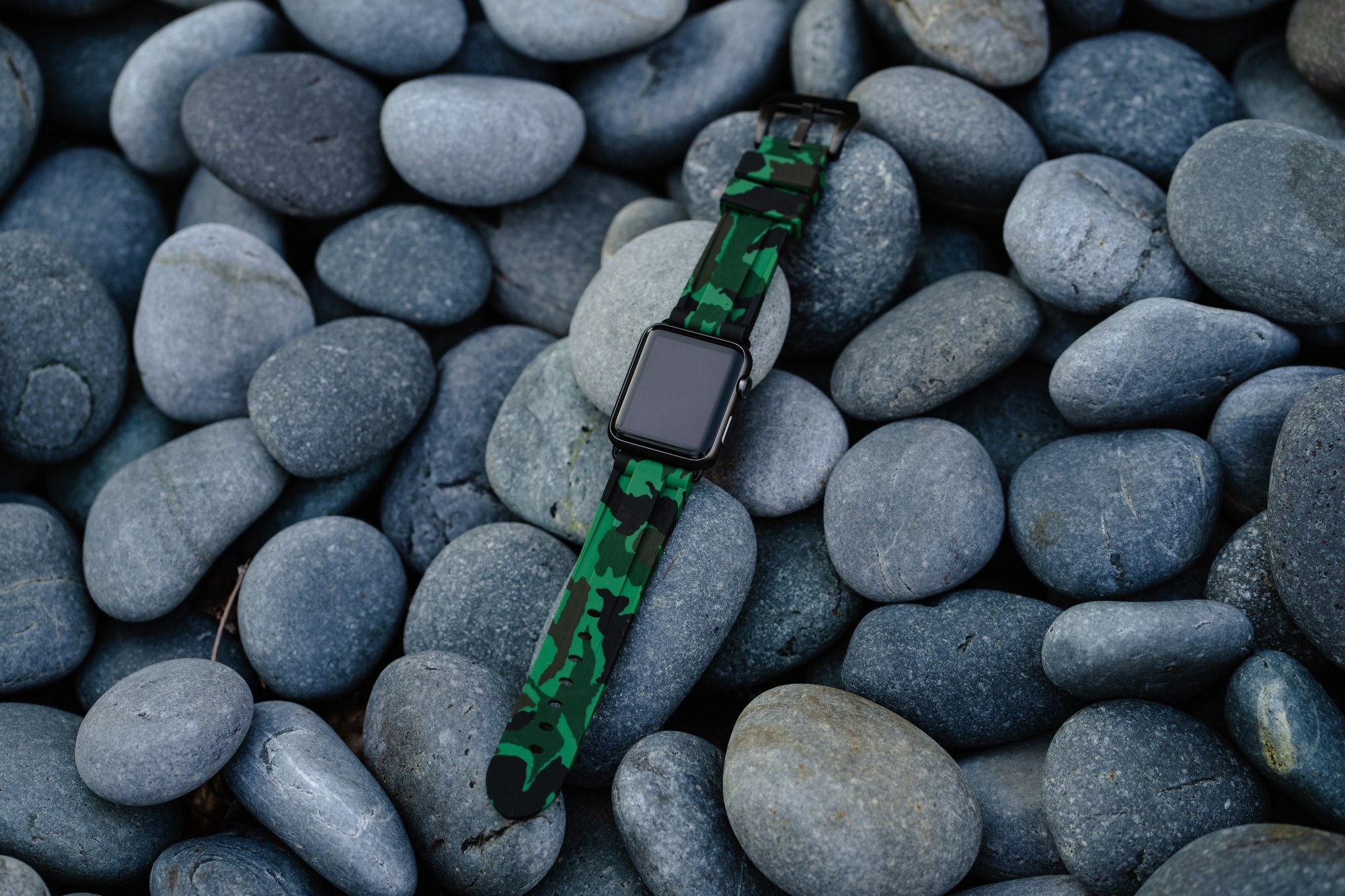 Green Camo Apple Watch Strap - Apple Watch Strap - Le Luxe Straps