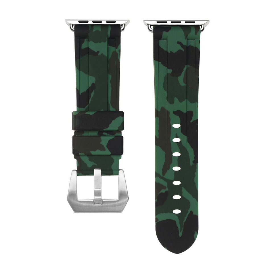 Green Camo Apple Watch Strap - Apple Watch Strap - Le Luxe Straps