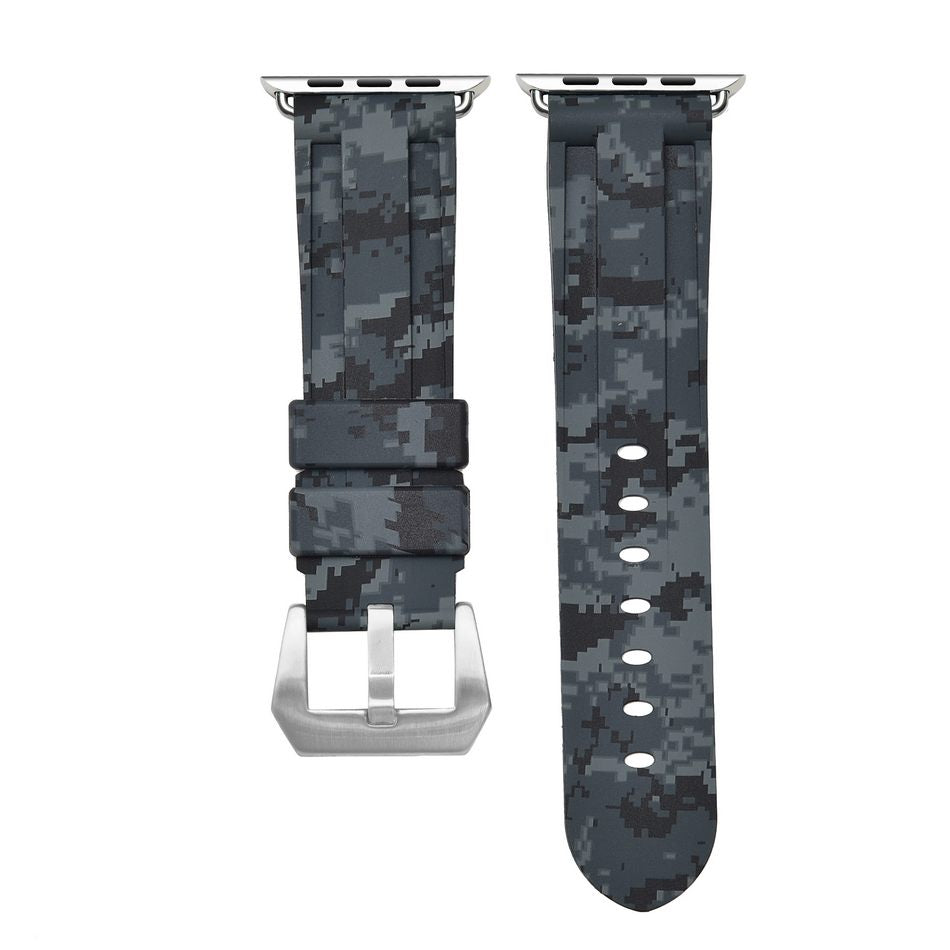 Digital Grey Camo Apple Watch Strap - Apple Watch Strap - Le Luxe Straps