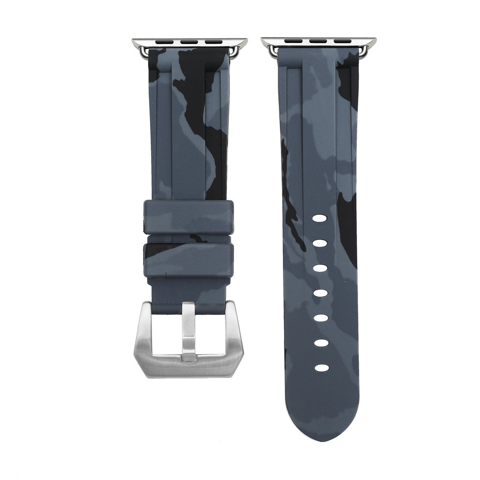 Grey Camo Apple Watch Strap - Apple Watch Strap - Le Luxe Straps
